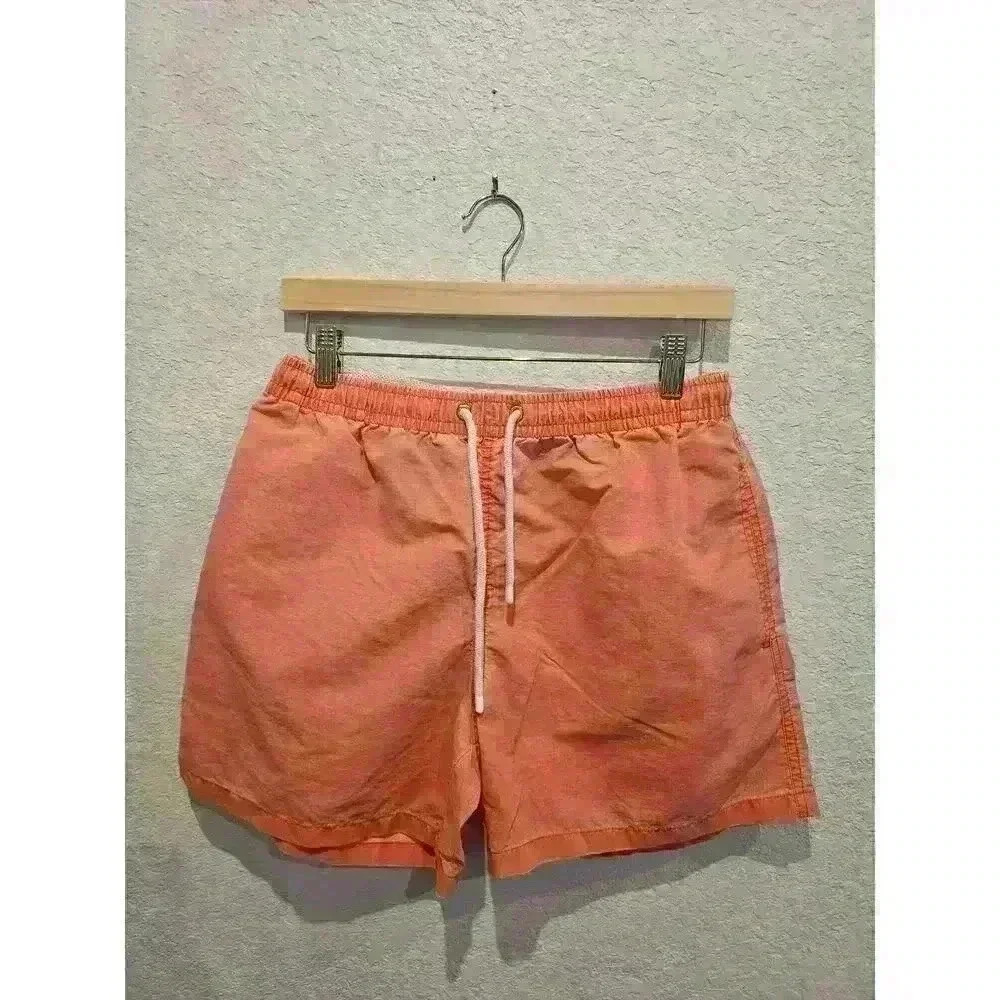 Zara men Orange swimming trunk. Size Large. - Picture 1 of 3